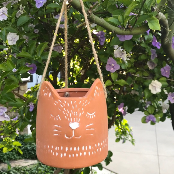 Cat Hanging Planter - Picture 3 of 9